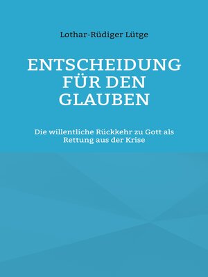 cover image of Entscheidung für den Glauben